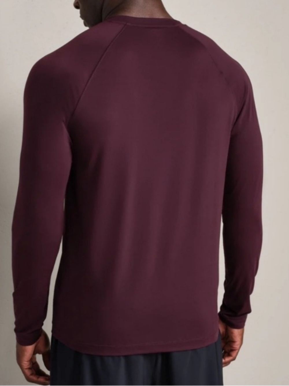 Rhône Reign Plum Purple Long Sleeve Tee Size Medium - Picture 2 of 10